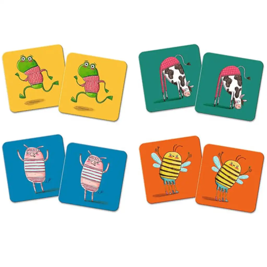 Classic & Plus Tier-Memory-Spiel 36 Stück - Trefl kép 2