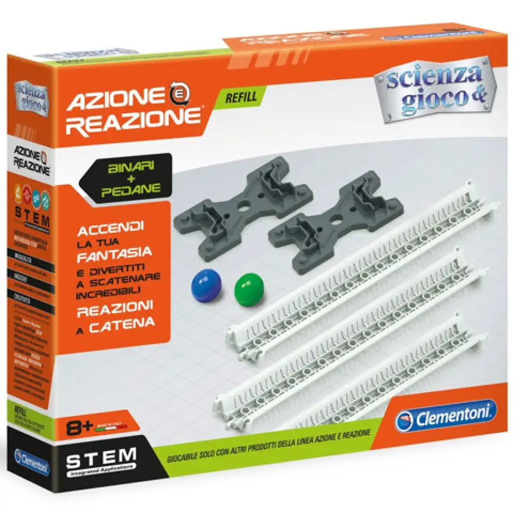 Clementoni: Action & Reaction Ergänzungsset mit Schienen