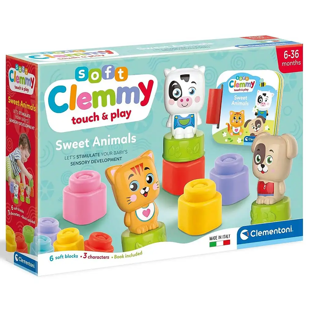 Clemmy Weiche süße Tierchen Spielset - Clementoni