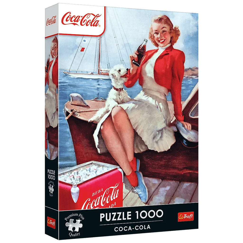 Coca-Cola Strandpause 1000-teiliges Premium Plus Quality Puzzle – Trefl