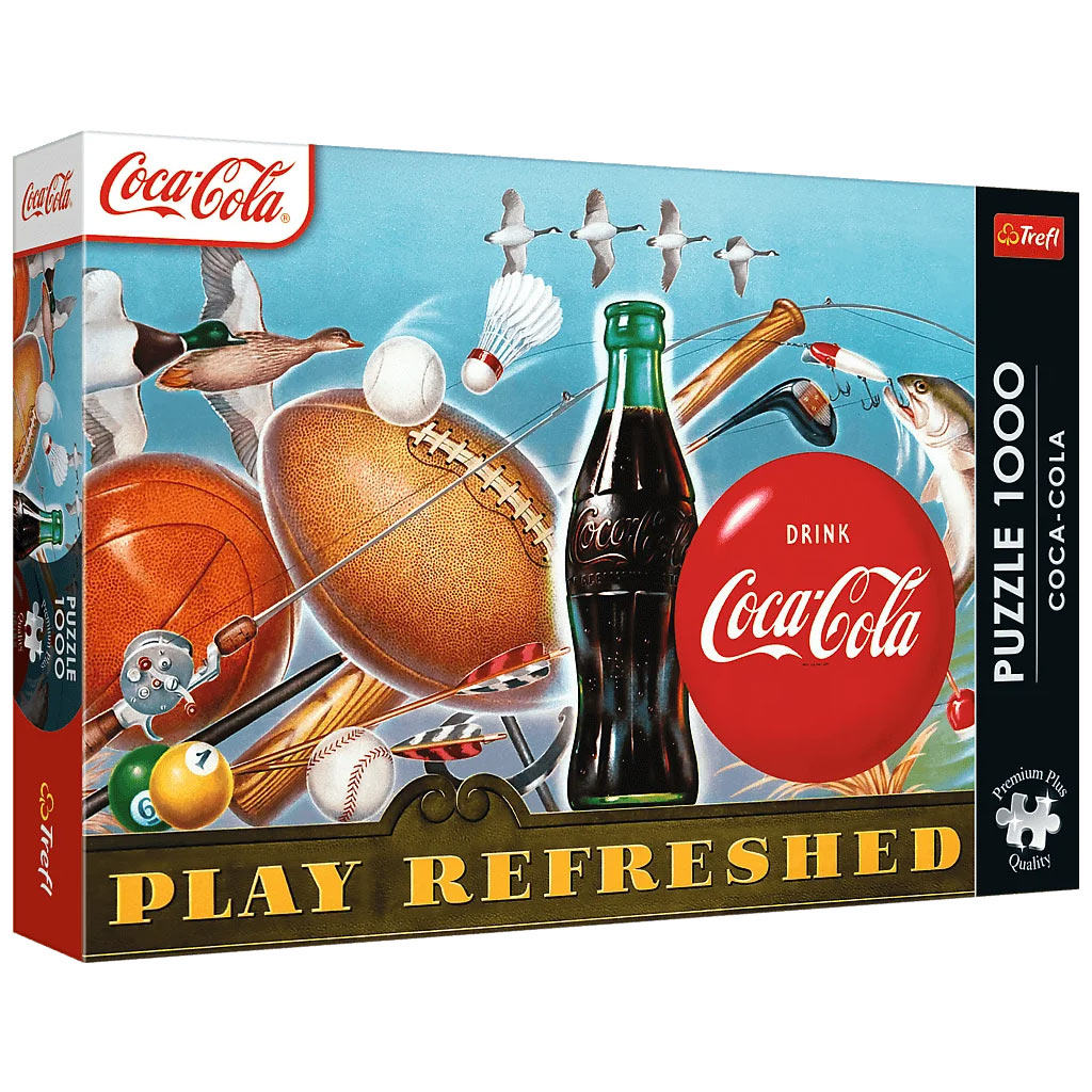 Coca-Cola der erfrischende Moment 1000-teiliges Premium Plus Quality Puzzle - Trefl