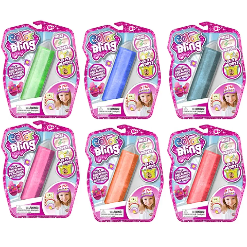 Color Bling: 1 Stück kleine Nachfüllpackung in 4 verschiedenen Farben