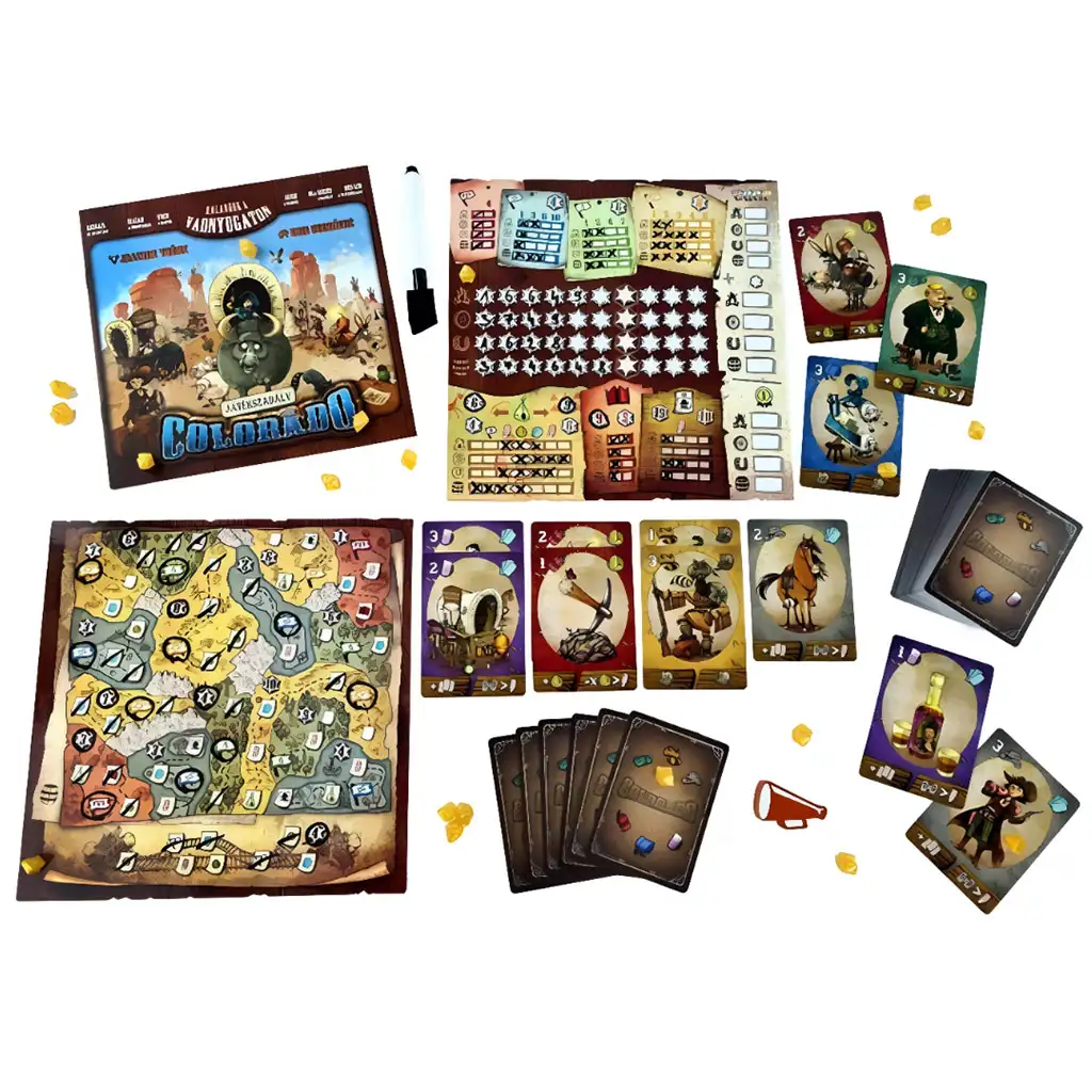 Colorado - Abenteuer im Wilden Westen Brettspiel kép 2