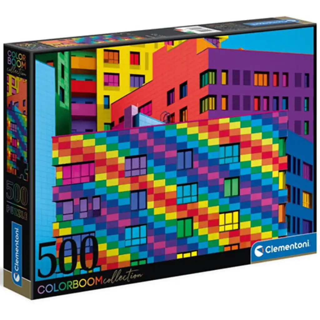 Colorboom Kollektion: Squares Puzzle 500 Teile - Clementoni