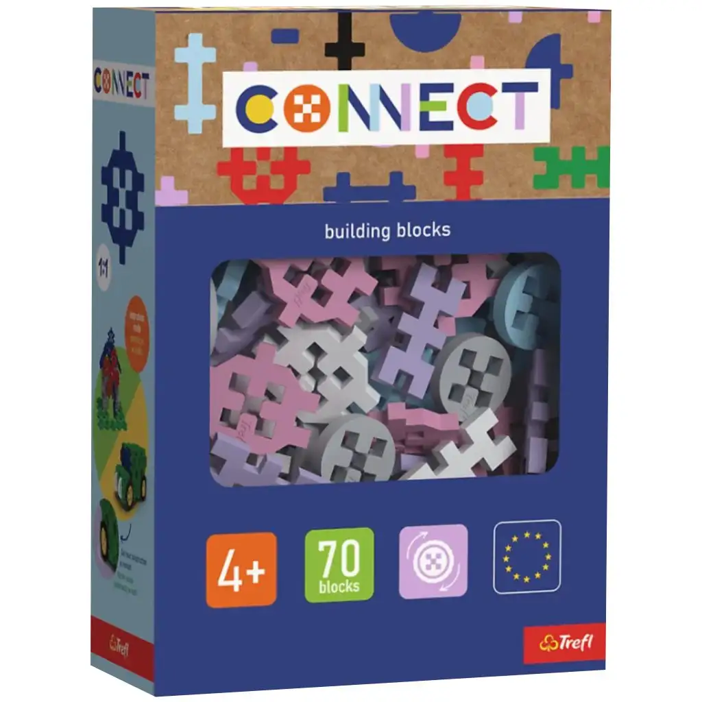 Connect 70-teiliges Bauspiel - Trefl