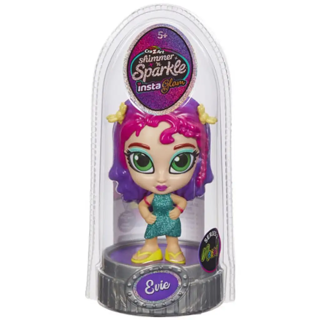 Cra-Z-Art: Shimmer n Sparkle Insta Glam Neon Evie Puppe