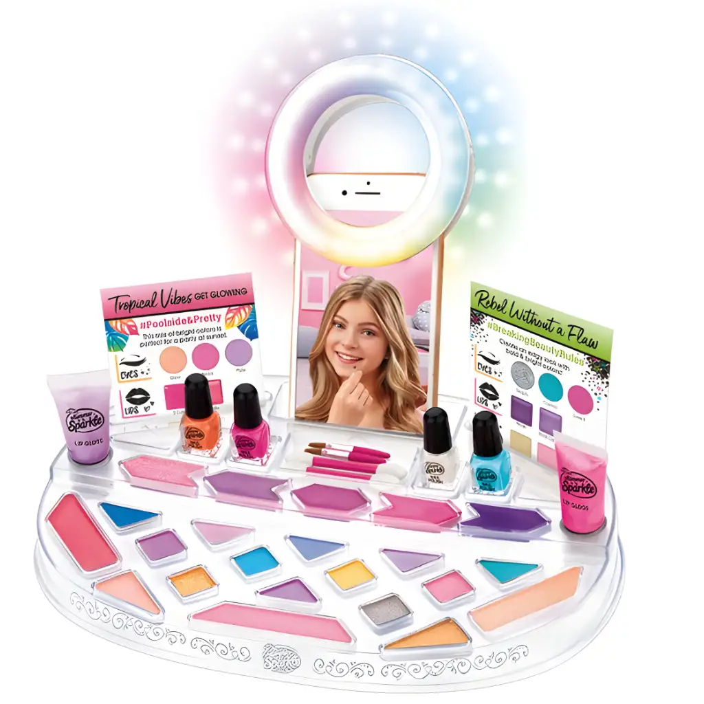 Cra-Z-Art: Shimmer and Sparkle - Schönheitssalon Schminkset mit Nagellack kép 2