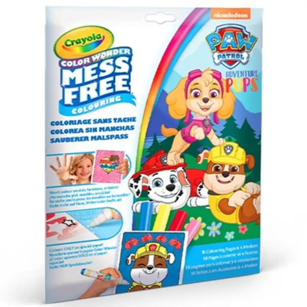 Crayola: Color Wonder Paw Patrol malfreier Malblock