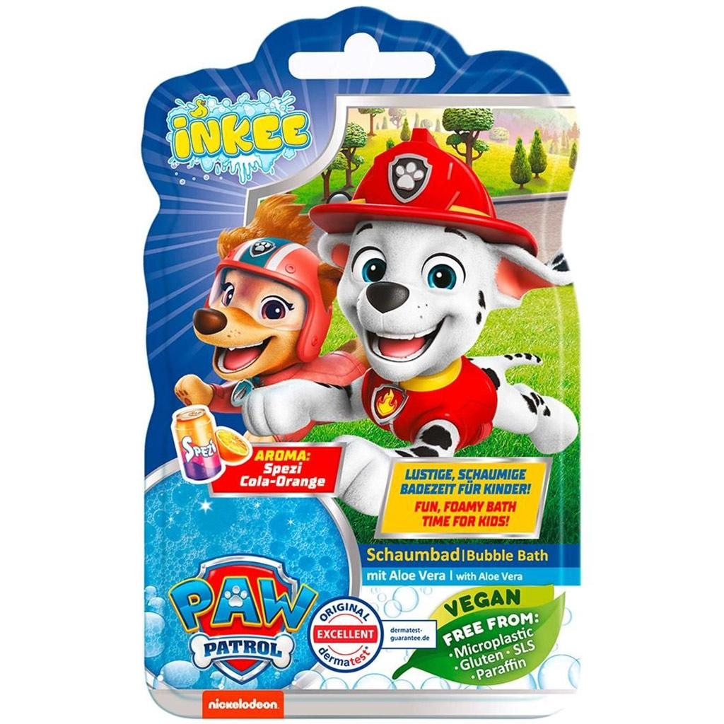 Craze Inkee: Paw Patrol veganes Schaumbad Cola-Orange Duft - EPEE