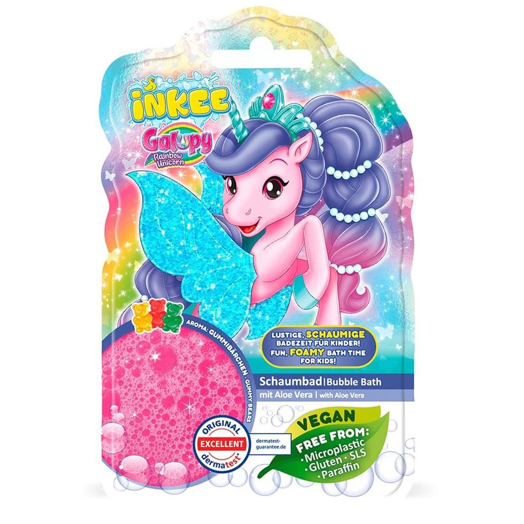 Craze Inkee: Veganer Badezusatz – Galupy Einhorn mit Kaugummiduft – EPEE
