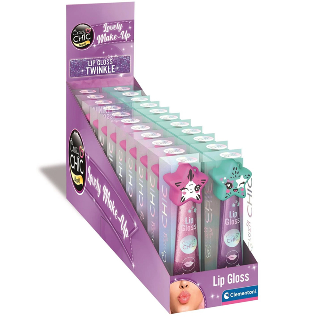 Crazy Chic: Hübscher glitzernder Lipgloss in zwei Varianten, 1 Stück – Clementoni kép 2