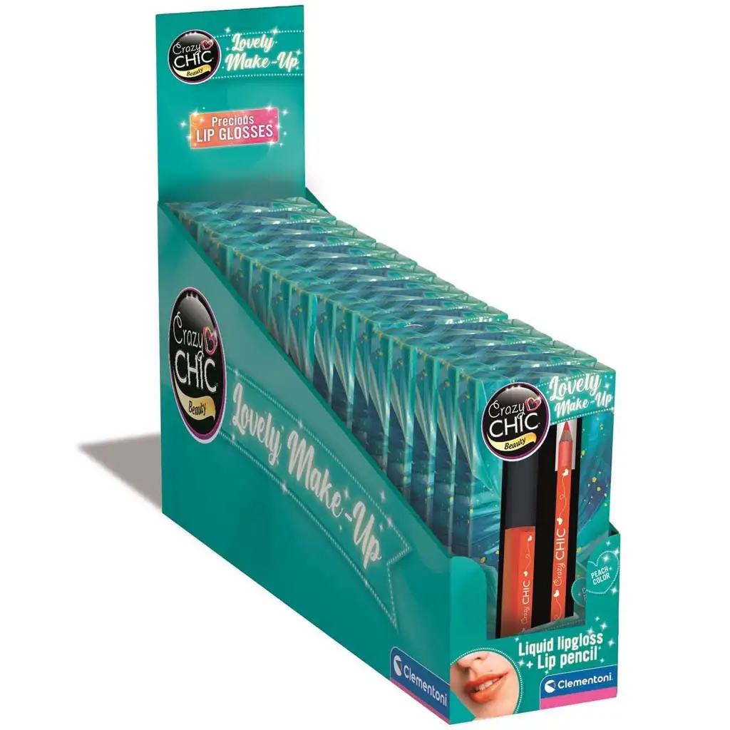 Crazy Chic: Tropical Vibe Lipgloss und Lippenstift 1 Stk - Clementoni