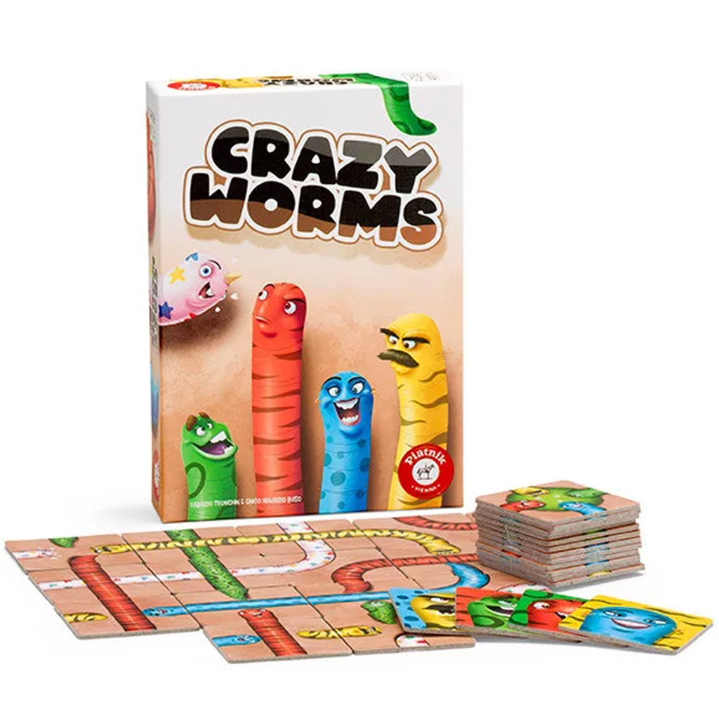Crazy Worms Brettspiel – Piatnik
