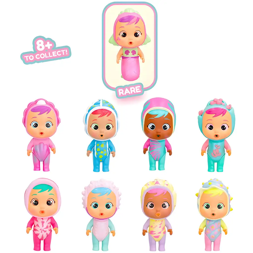 Cry Babies: Magic Tears - Tropische Glänzende Muscheln Sammelpuppen 1 Stk kép 2