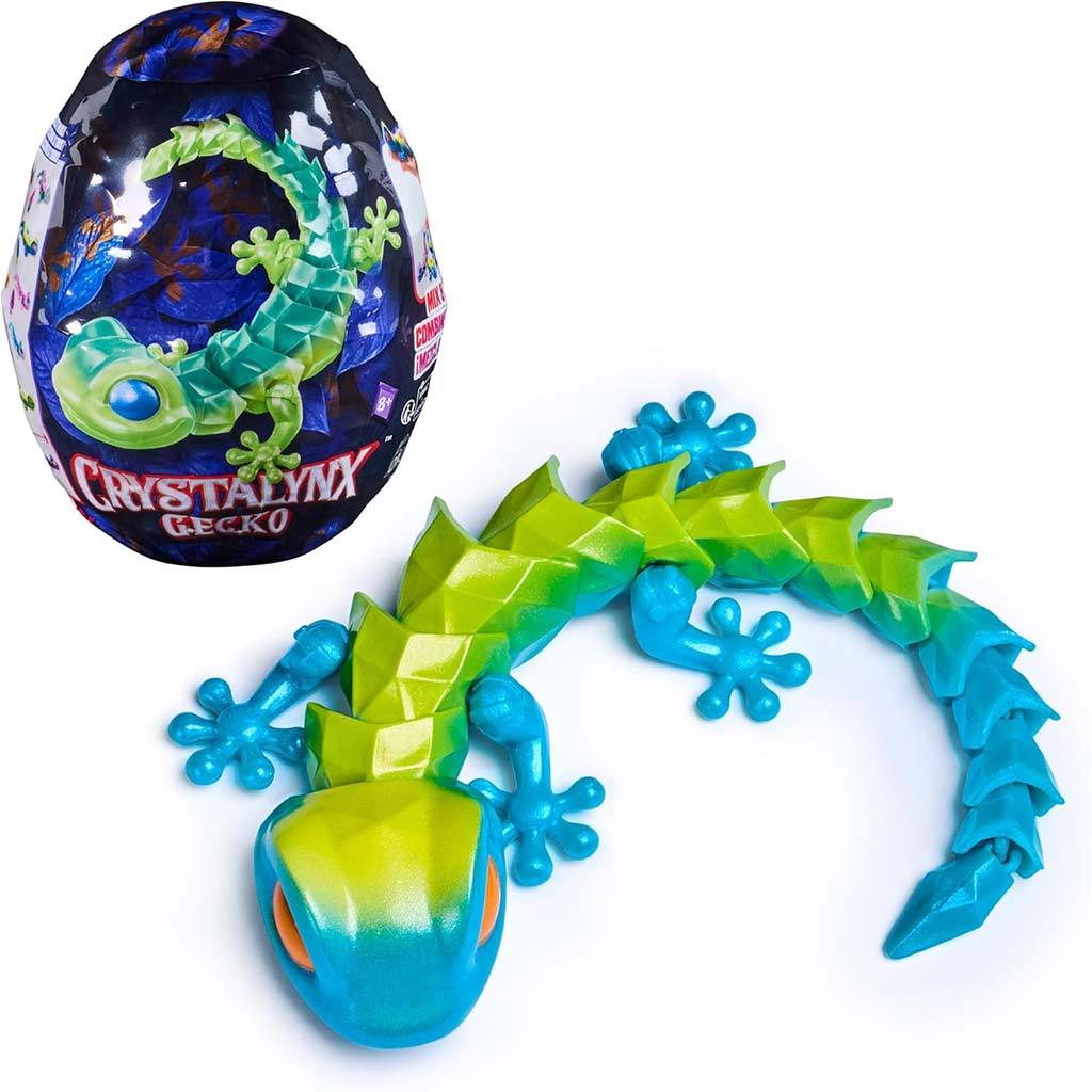 CrystaLynx: Sammelbare bunte Gecko-Figuren – Spin Master