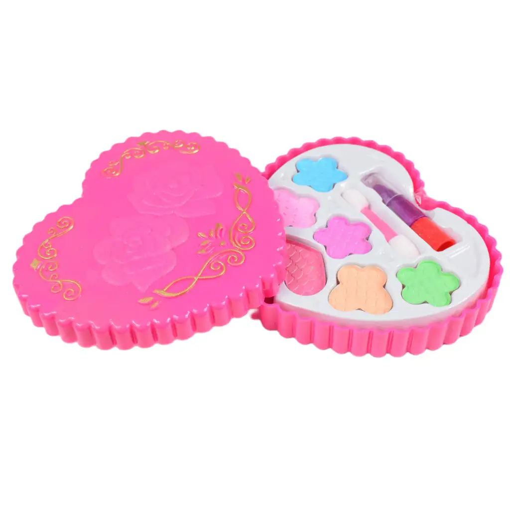 Cute Girl: Schminkset mit Schminkpalette, Nagellack und Lipgloss. kép 5