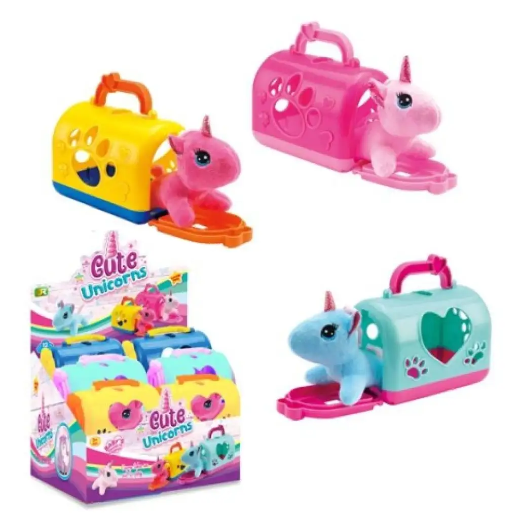 CutePets Einhorn im Tragekorb in verschiedenen Varianten kép 1