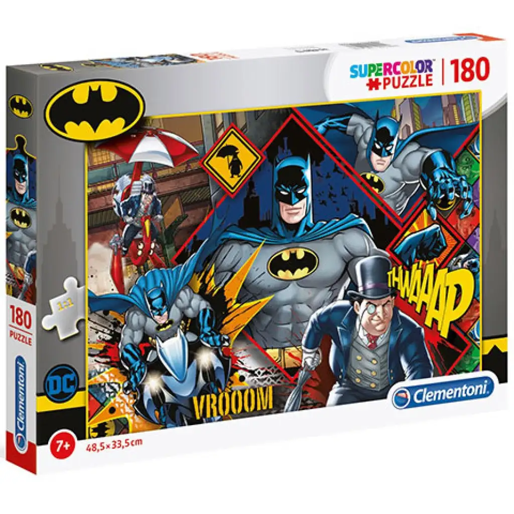 DC Comics Batman Supercolor Puzzle 180 Teile - Clementoni
