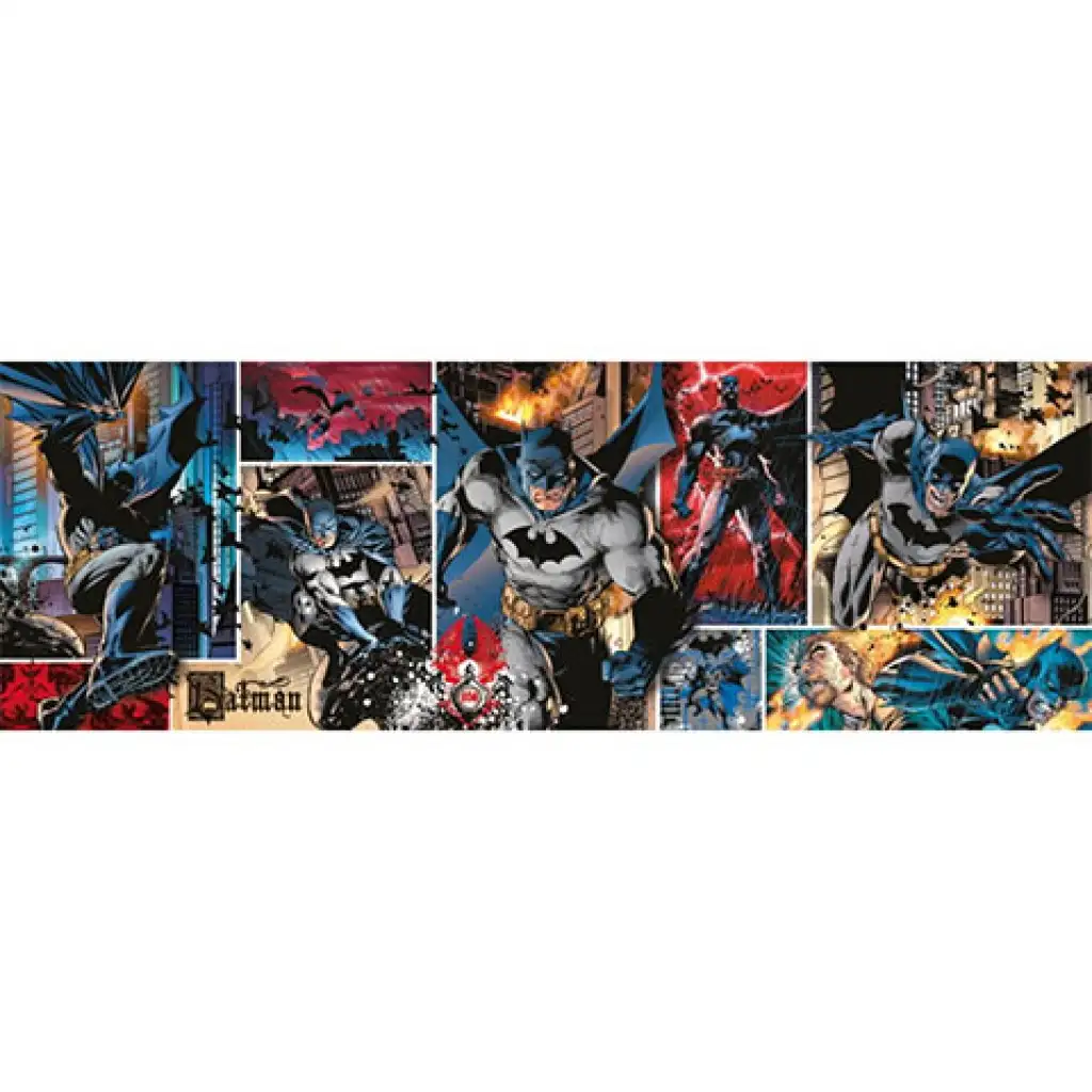DC Comics: Batman in Aktion 1000-teilige Panorama-Puzzle - Clementoni kép 2