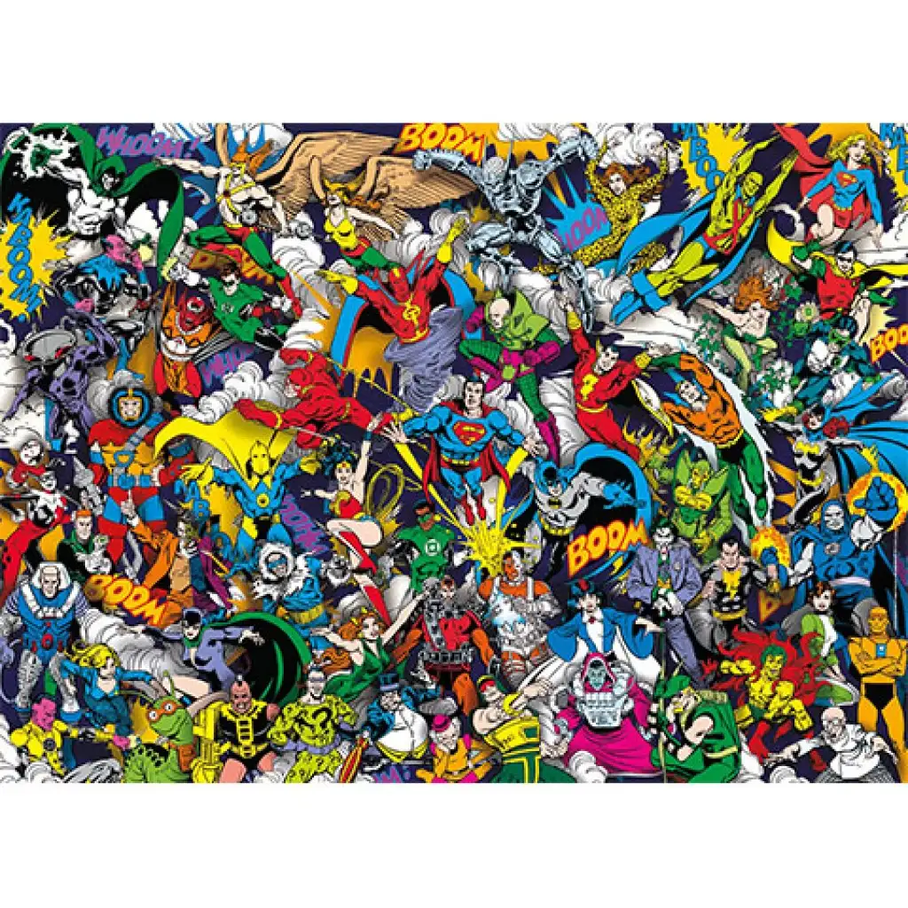 DC Comics Justice League unmögliche Puzzle 1000 Teile - Clementoni kép 2