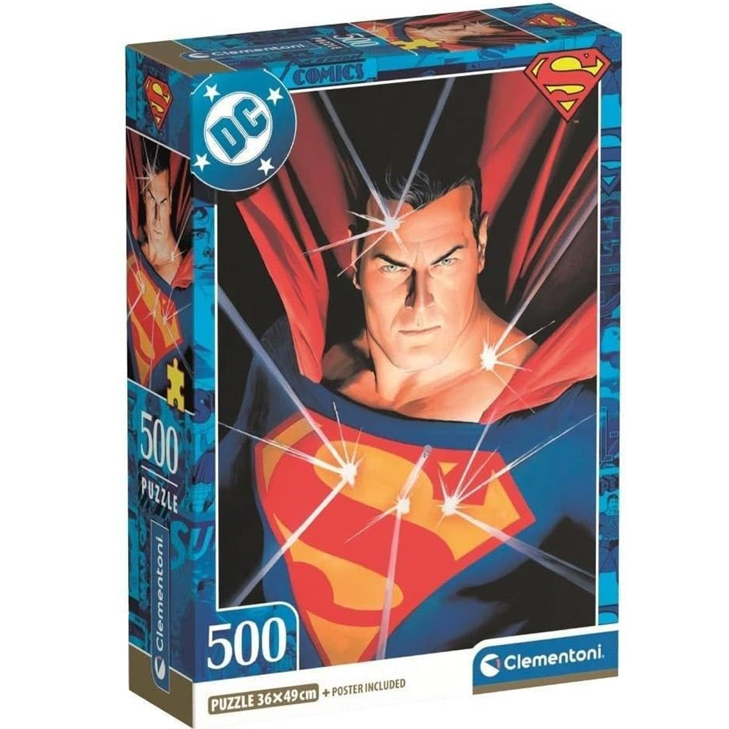 DC Comics Superman 500-teiliges Puzzle – Clementoni