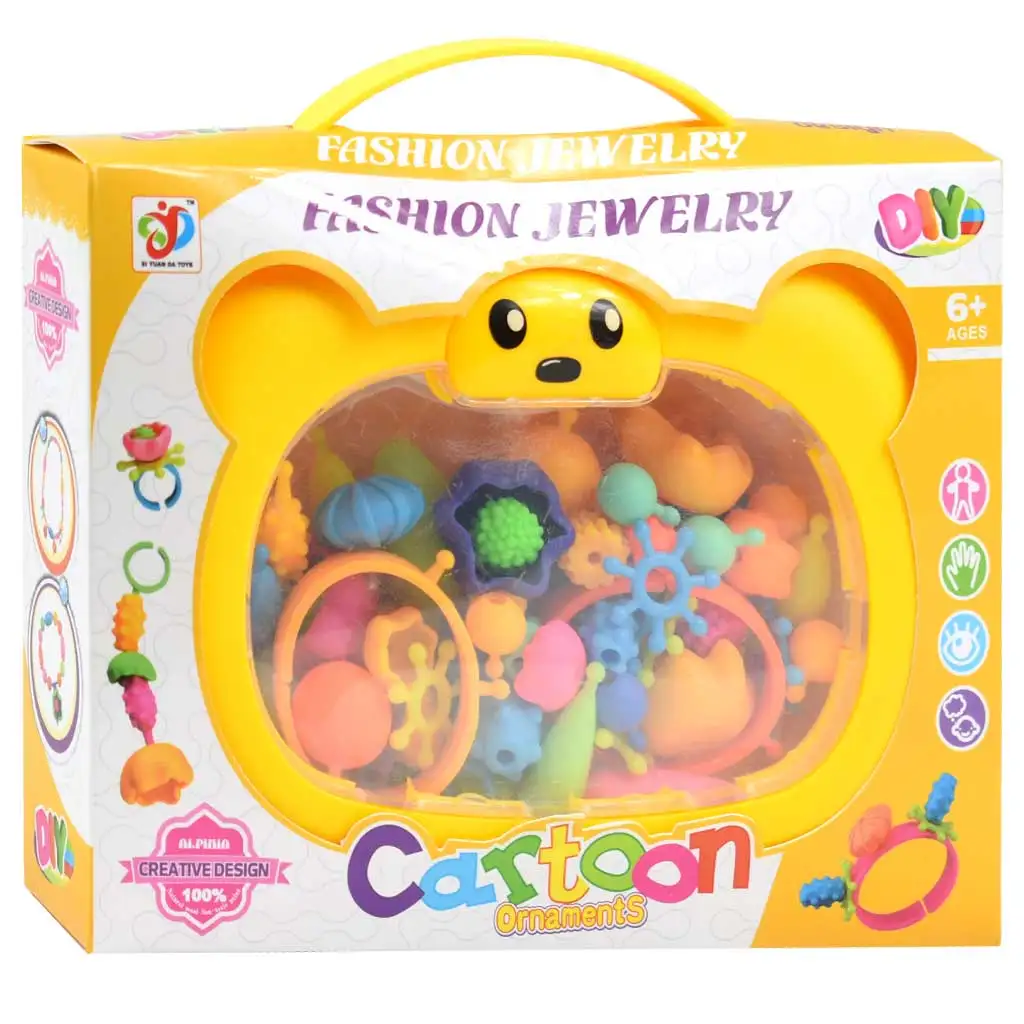 DIY: Mach es selbst Aufbewahrungskoffer 80-teiliges Perlen-Set in verschiedenen Varianten 1 Stück kép 4