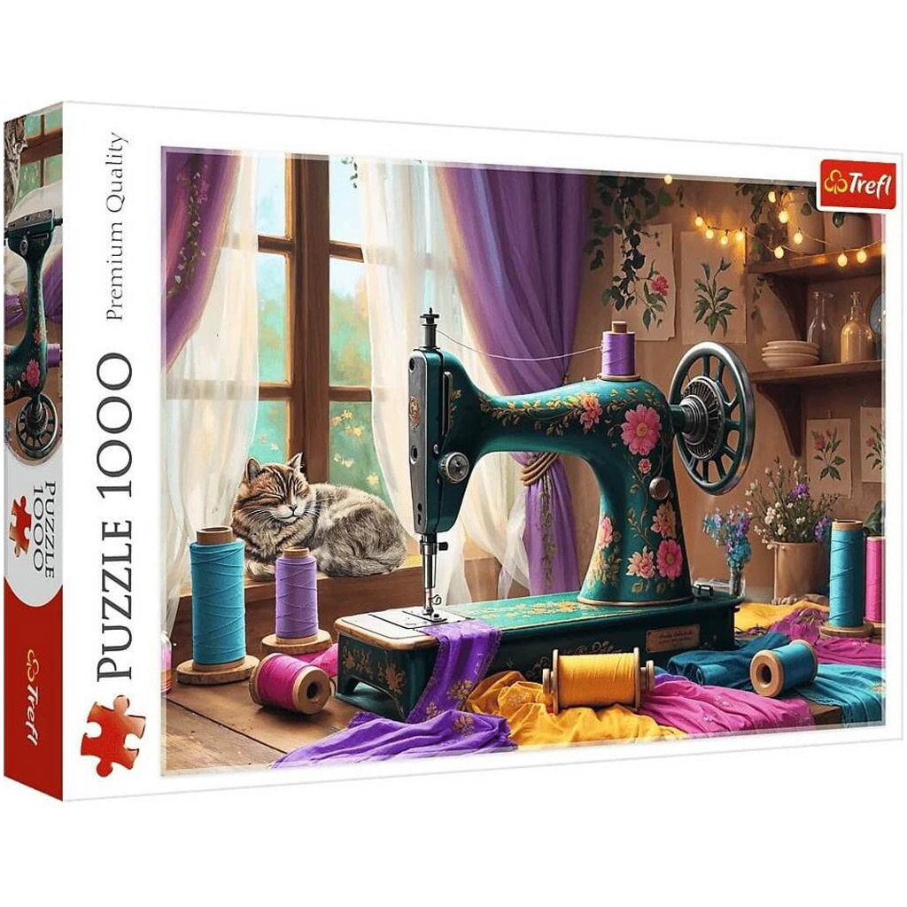 Das Nähzimmer 1000-teiliges Puzzle – Trefl