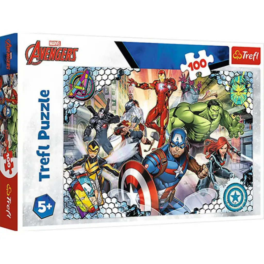 Das berühmte Avengers-Team 100-teiliges Puzzle - Trefl