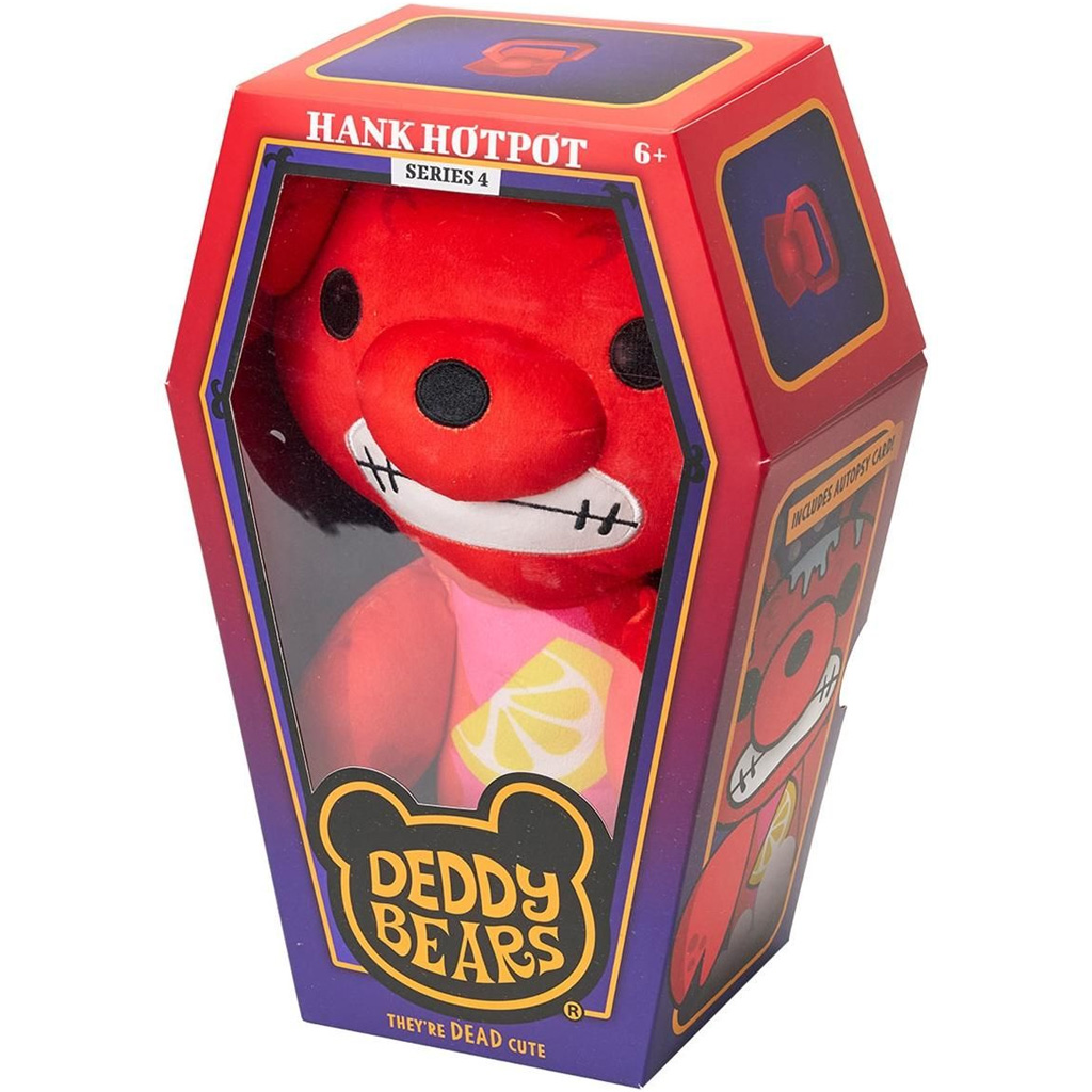 Deddy Bear Hank im Plüschsarg, Serie 4, 30 cm – Hank Hotpot kép 3