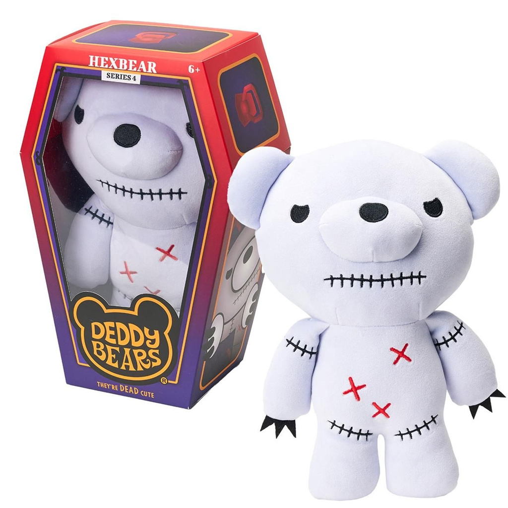 Deddy Bear Hank im Plüschsarg, Serie 4, 30 cm - Hexbear