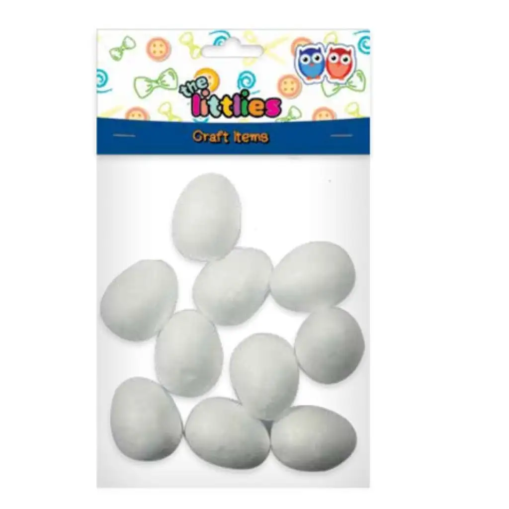 Dekorierbare Styropor-Eier 35mm 12 Stück