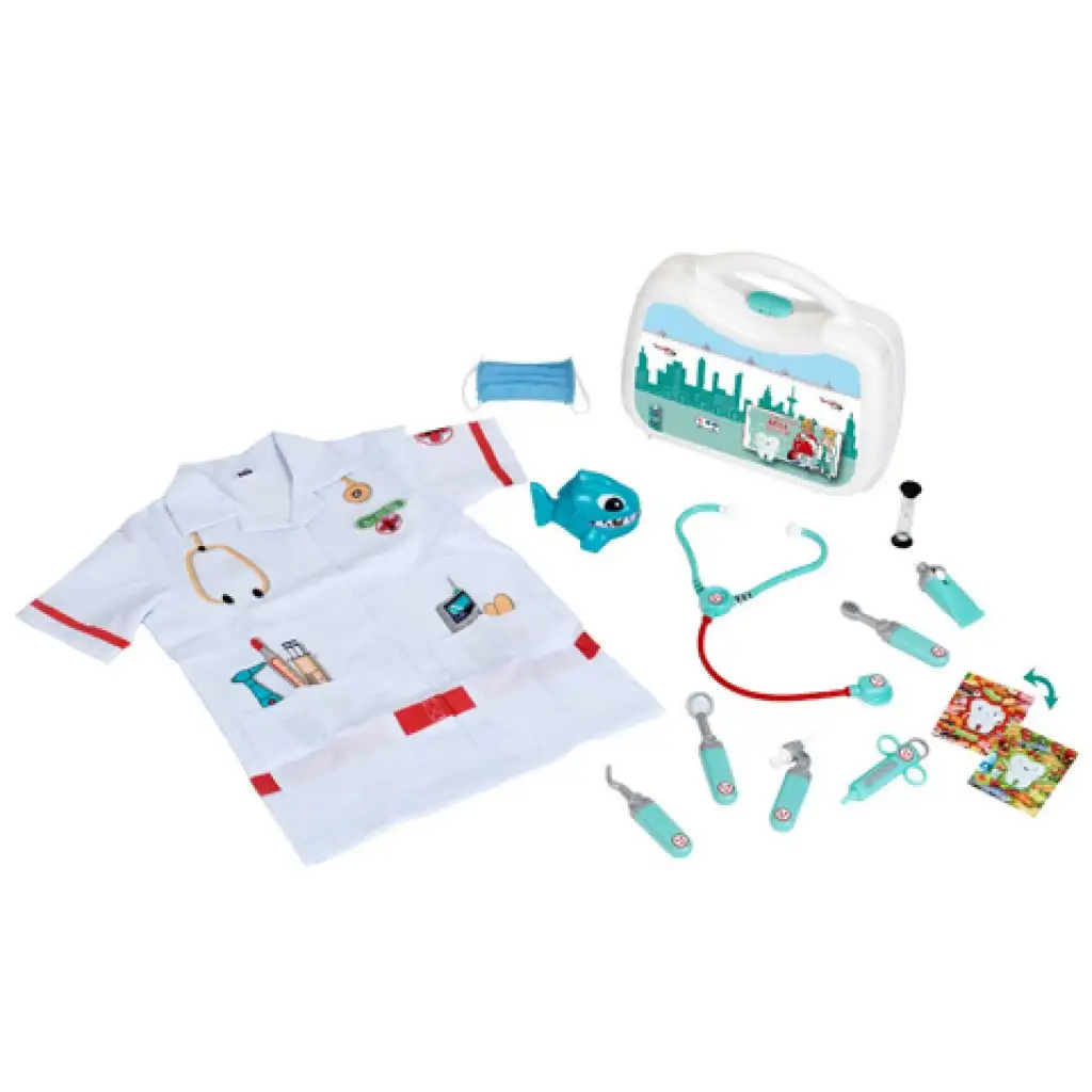 Deluxe Zahnarztkoffer-Set mit Haifisch-Motiv kép 2