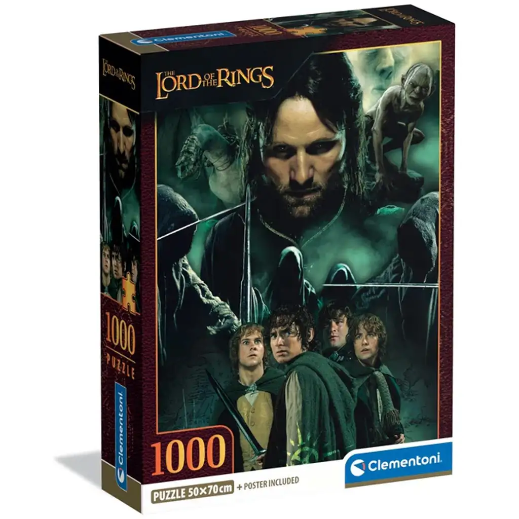 Der Herr der Ringe: Aragorns Reise 1000-teiliges Puzzle - Clementoni