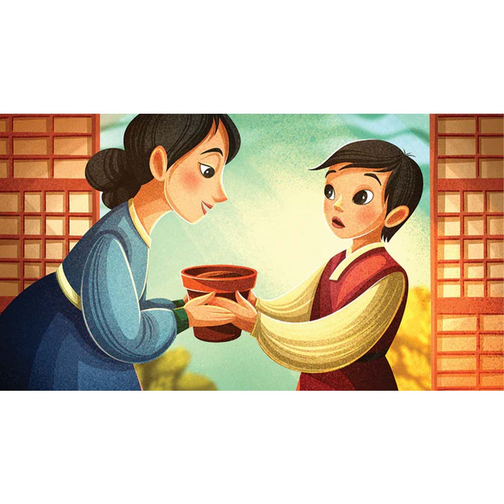 Der kleine Junge und der leere Blumentopf Diafilm (Schatz der Volksmärchen Diabilderserie)