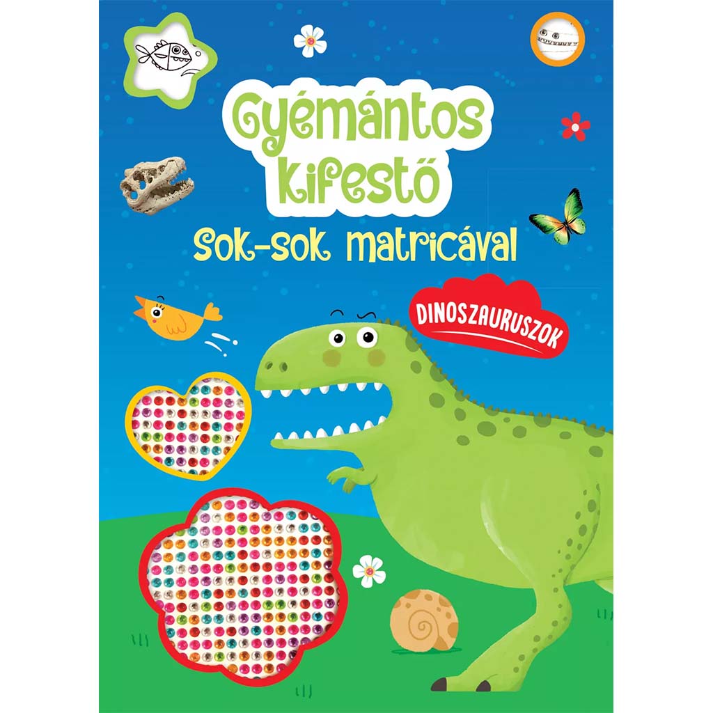 Diamant-Malbuch – Dinosaurier