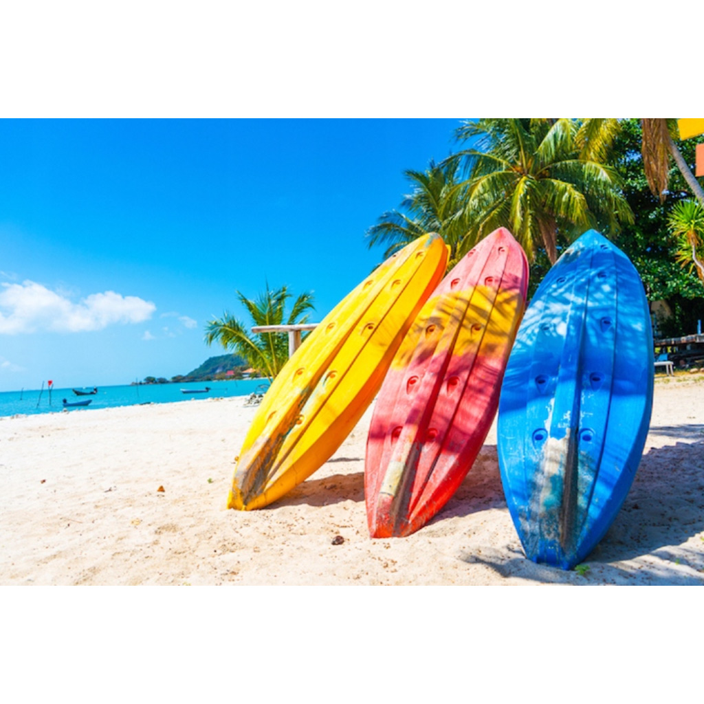 Diamantgemälde: Surfbrett Diamantmalerei-Set 40x50cm