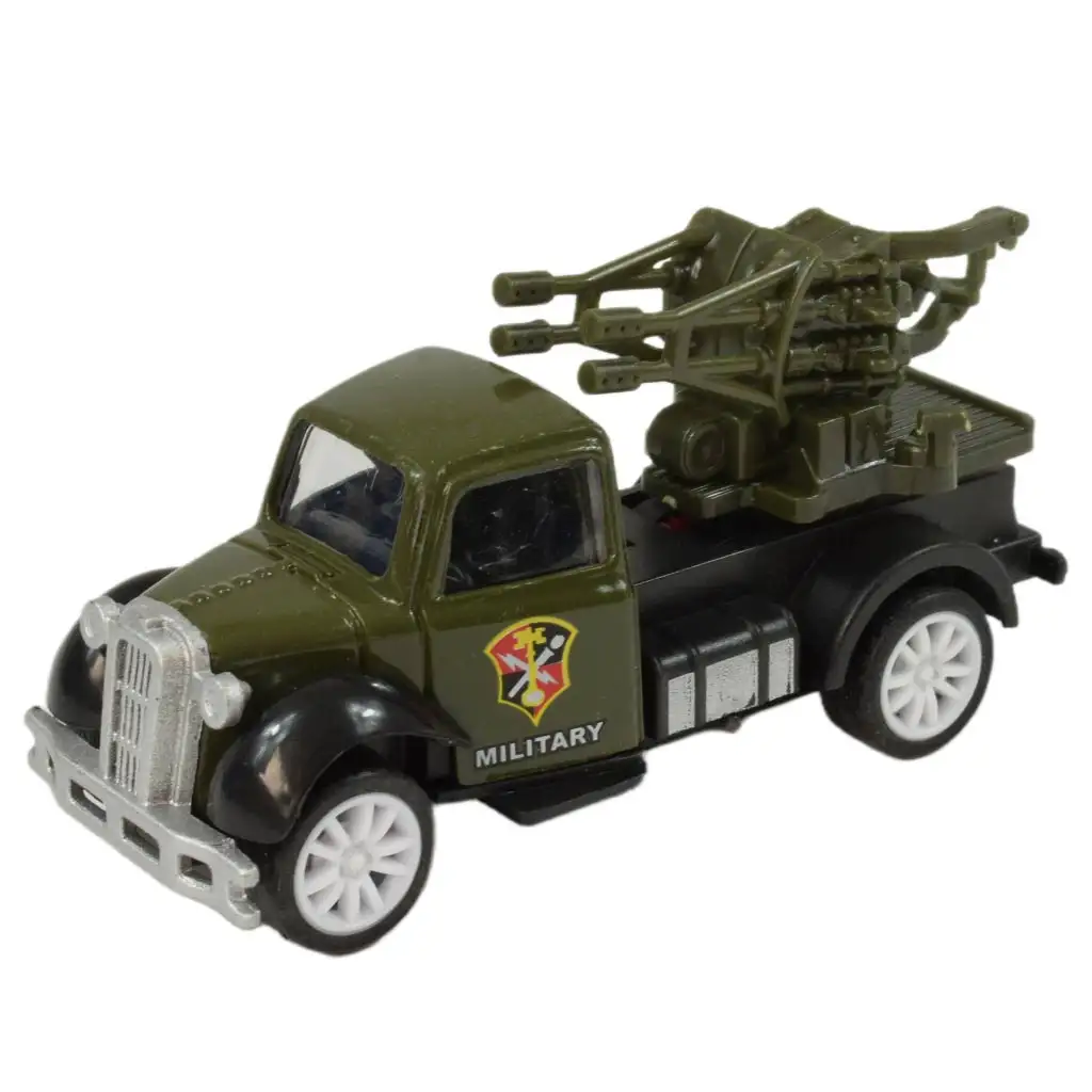 Die-Cast: Militärisches Spielzeugauto in verschiedenen Ausführungen mit Schwungrad 1/55 kép 2