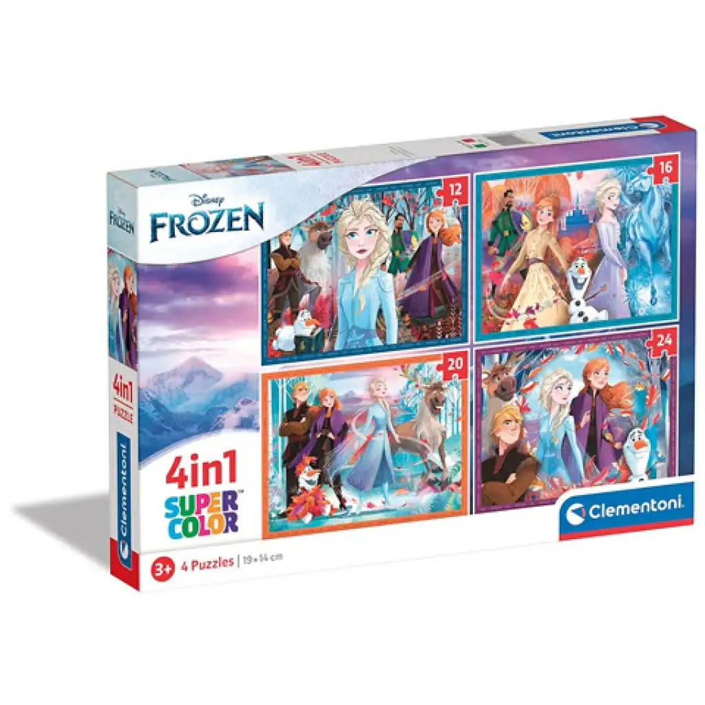 Die Eiskönigin 2. 4-in-1 Puzzle - Clementoni