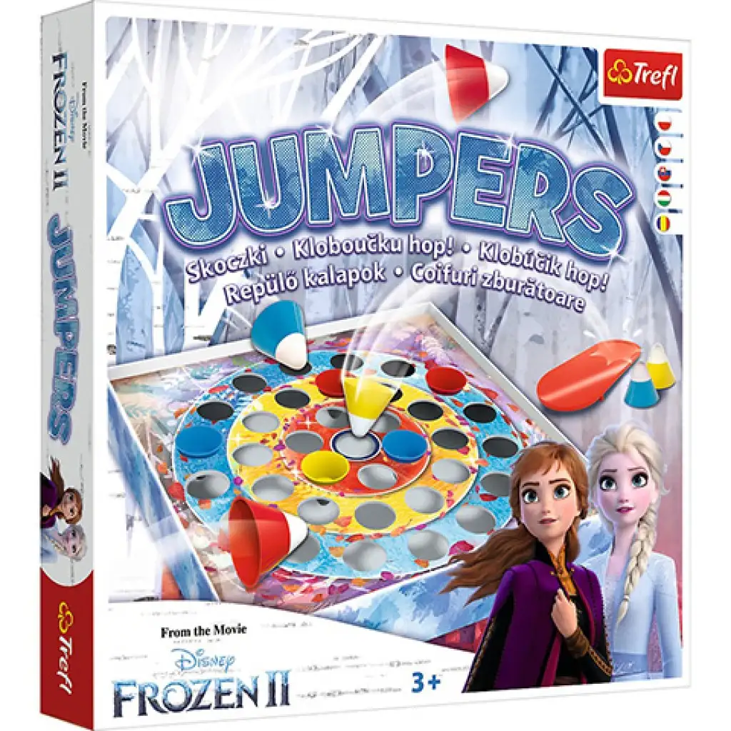 Die Eiskönigin 2 Jumpers Gesellschaftsspiel - Trefl kép 1