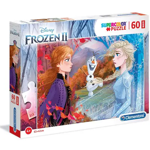 Die Eiskönigin II. Elsa und Anna 60-teilige Maxi-Puzzle - Clementoni