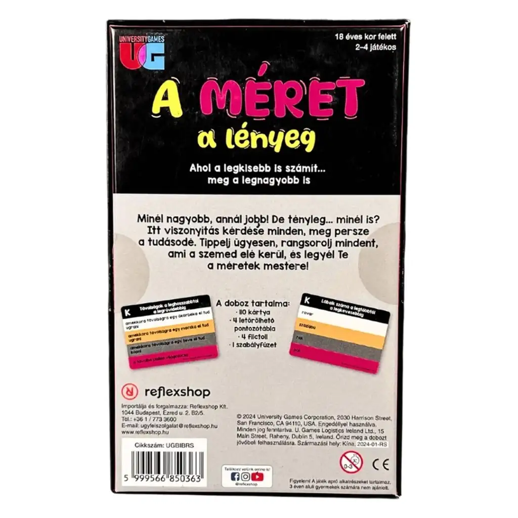 Die Größe zählt Gesellschaftsspiel kép 2