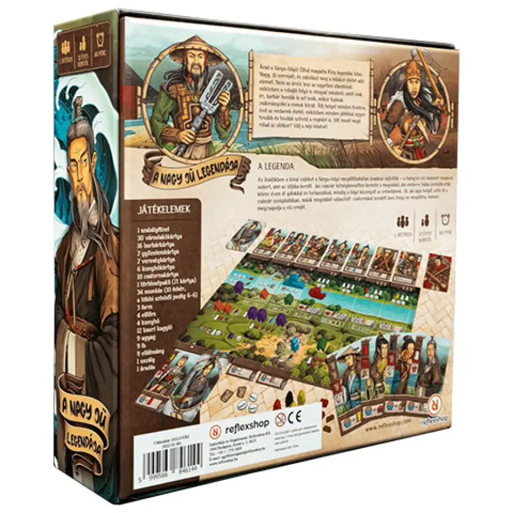 Die Legende von Nagy Jü Brettspiel kép 3