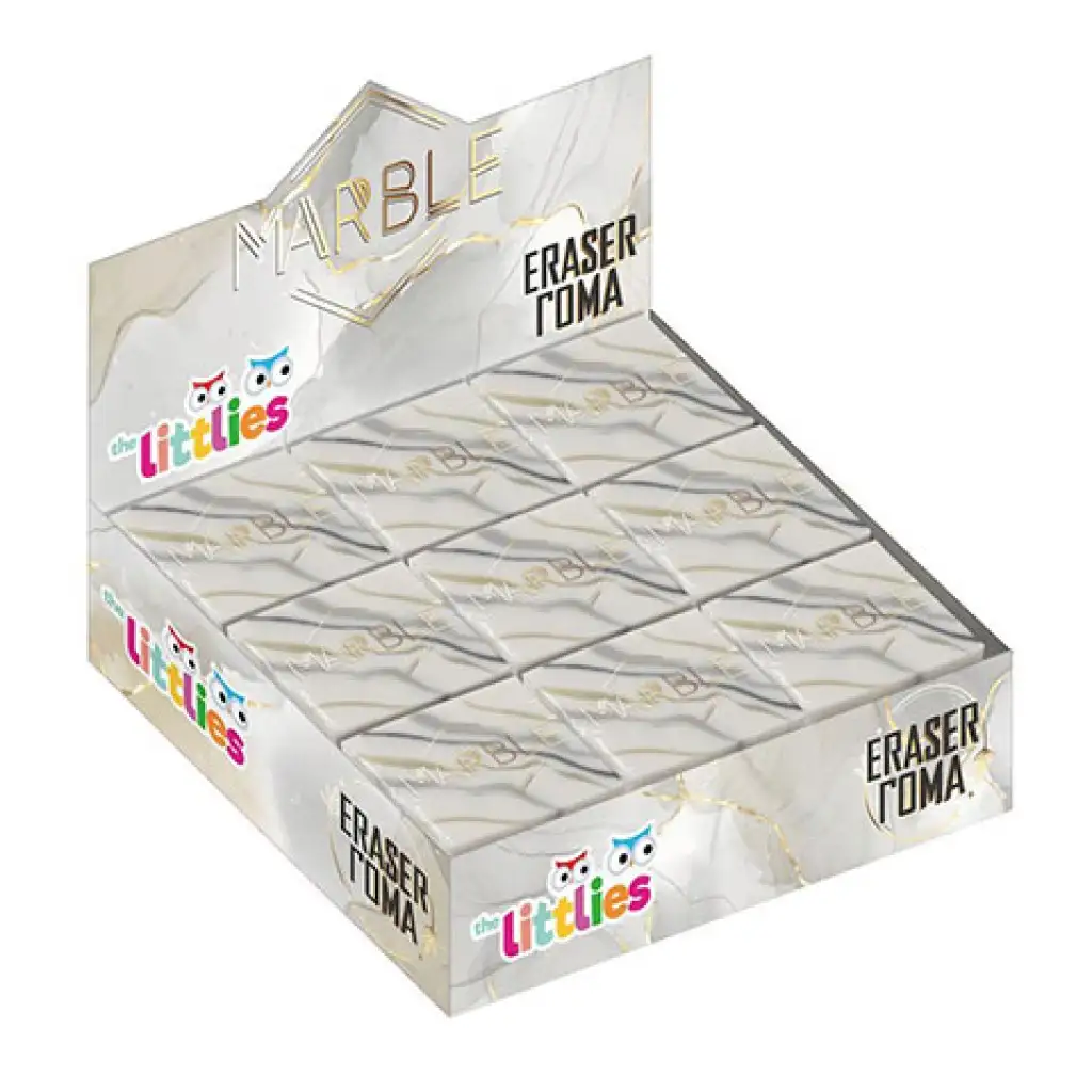Die Littlies: Marmor-Radiergummi 35mm