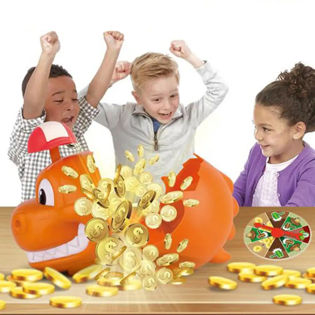 Dino-Spardose-Brettspiel kép 2