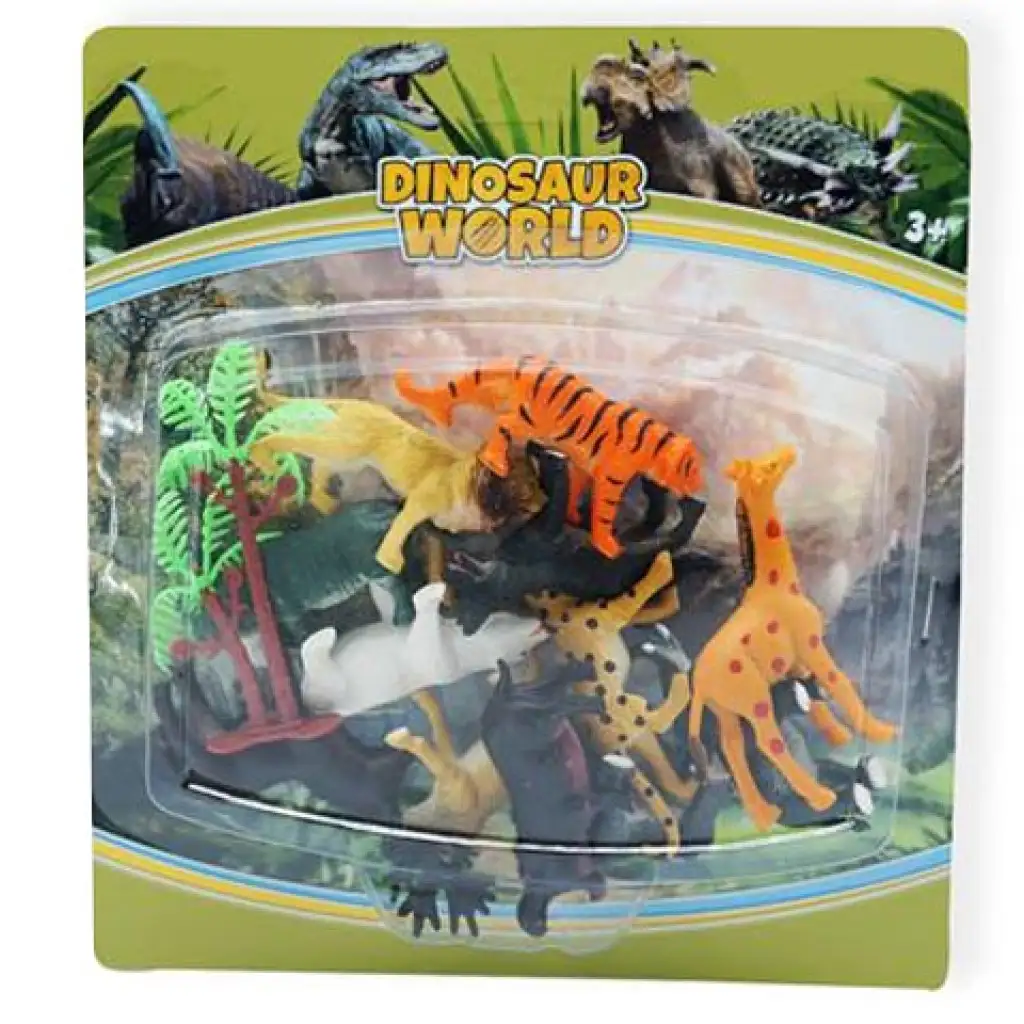 Dino World: Wildtiere Figurenset kép 1