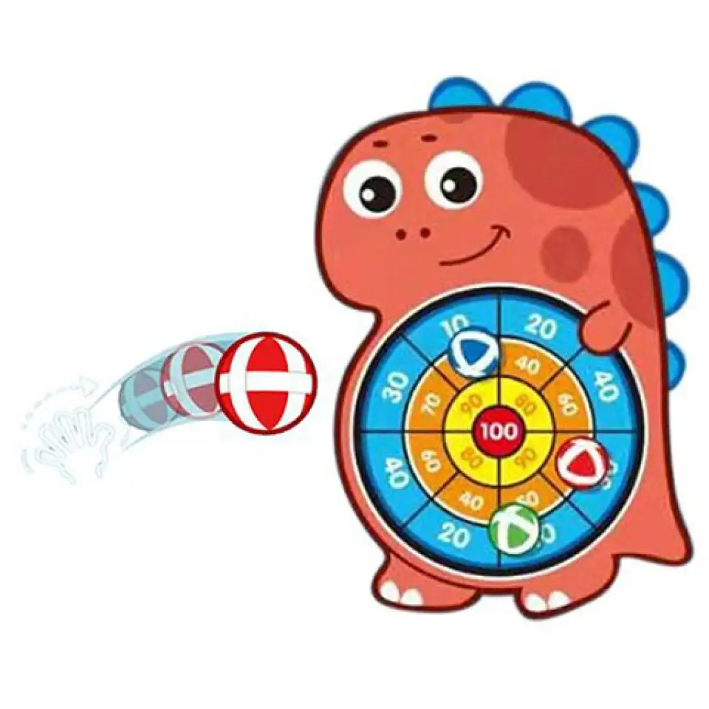 Dinosaurier-Klett-Wurfspiel kép 1