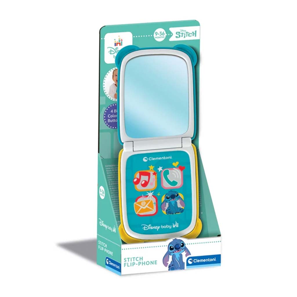 Disney Baby: Spielzeugtelefon mit Stitch-Motiv - Clementoni
