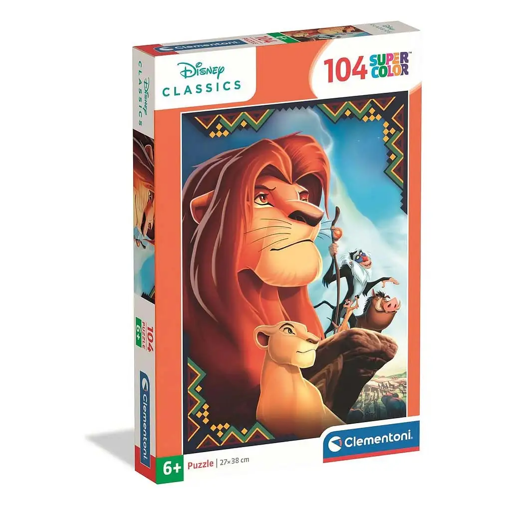 Disney+Der König der Löwen 104-teiliges Supercolor Puzzle - Clementoni