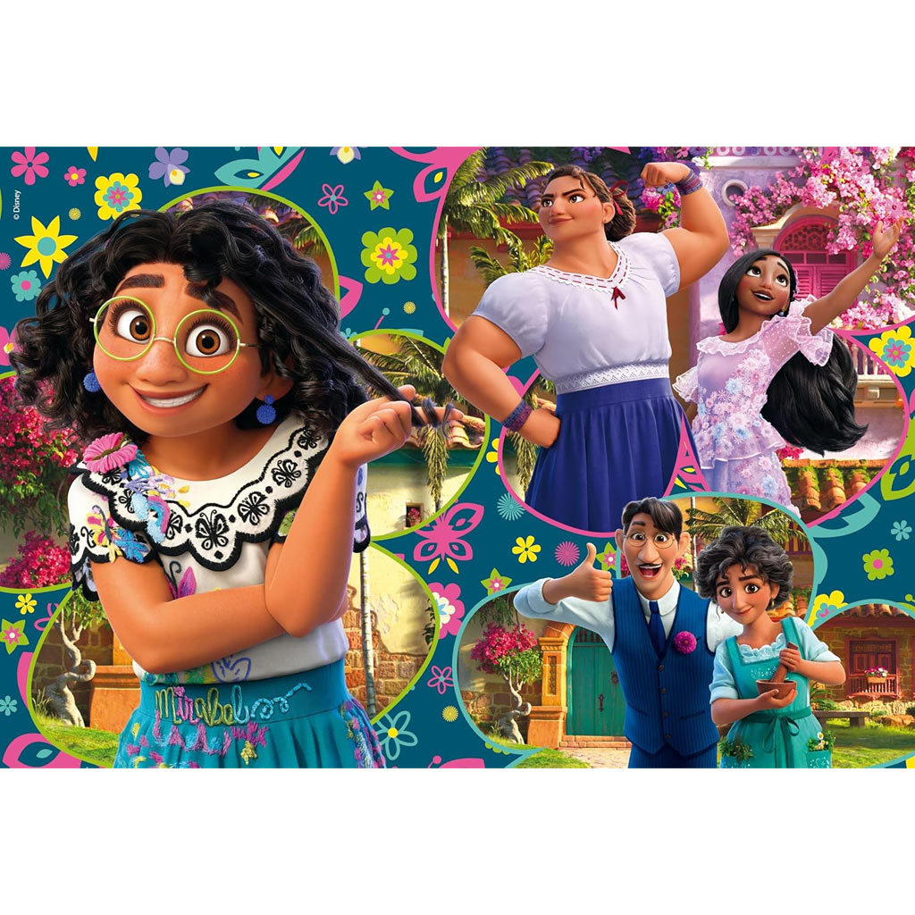 Disney Encanto 2-in-1 Puzzle mit 108 Teilen und Malvorlage 50x35 cm – Lisciani kép 2