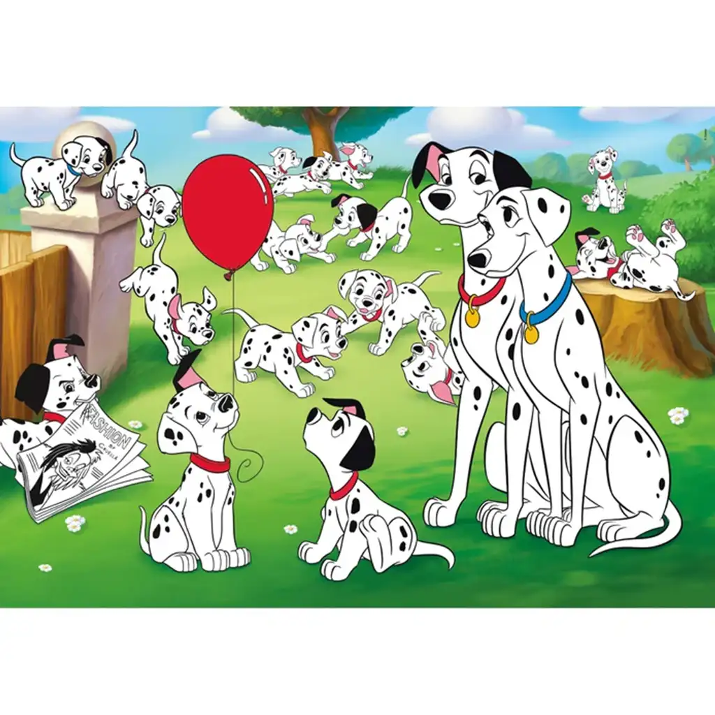 Disney-Klassiker: 101 Dalmatiner 24-teiliges Maxi Supercolor Puzzle - Clementoni kép 2